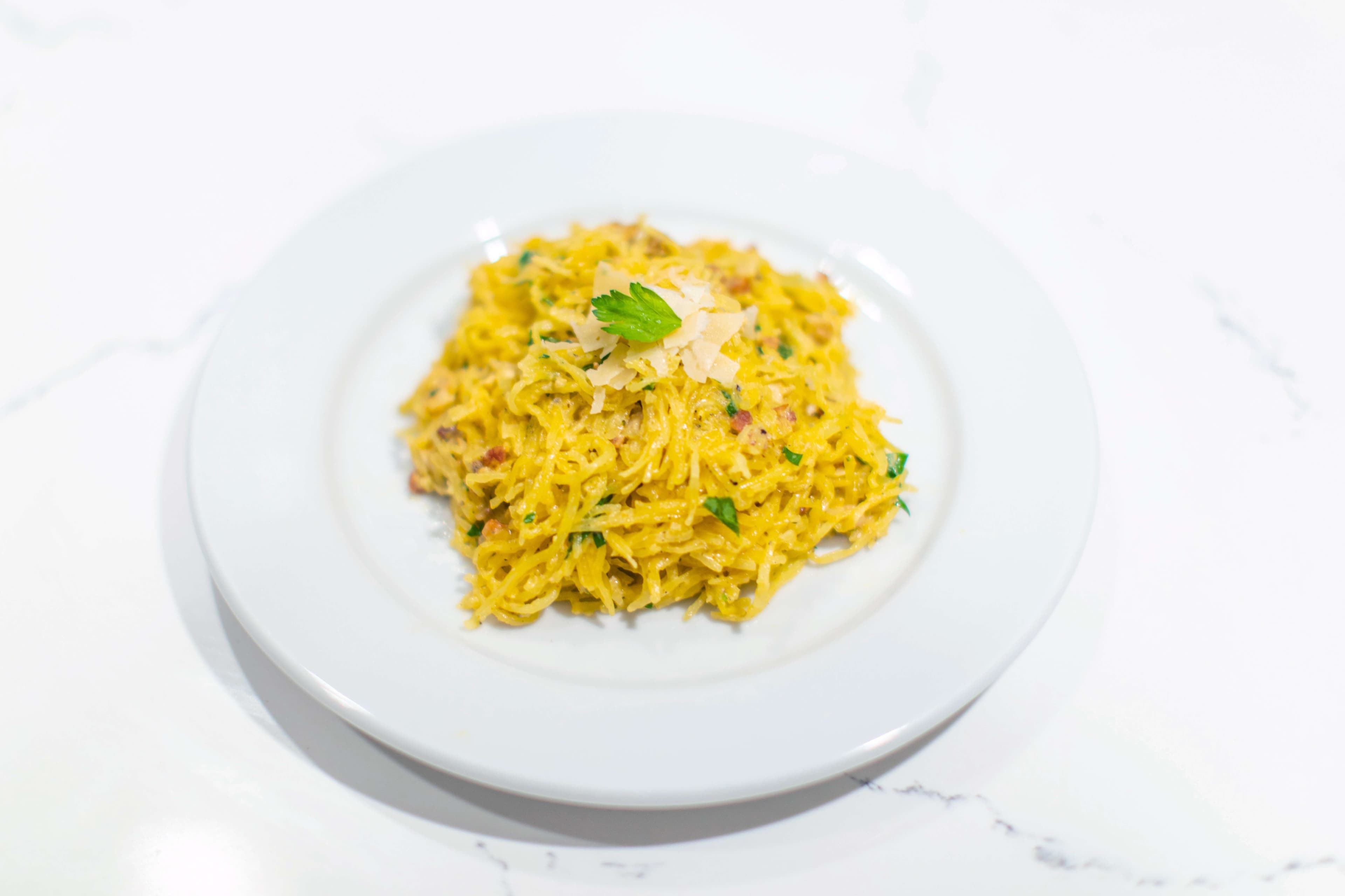 Spaghetti Squash Carbonara