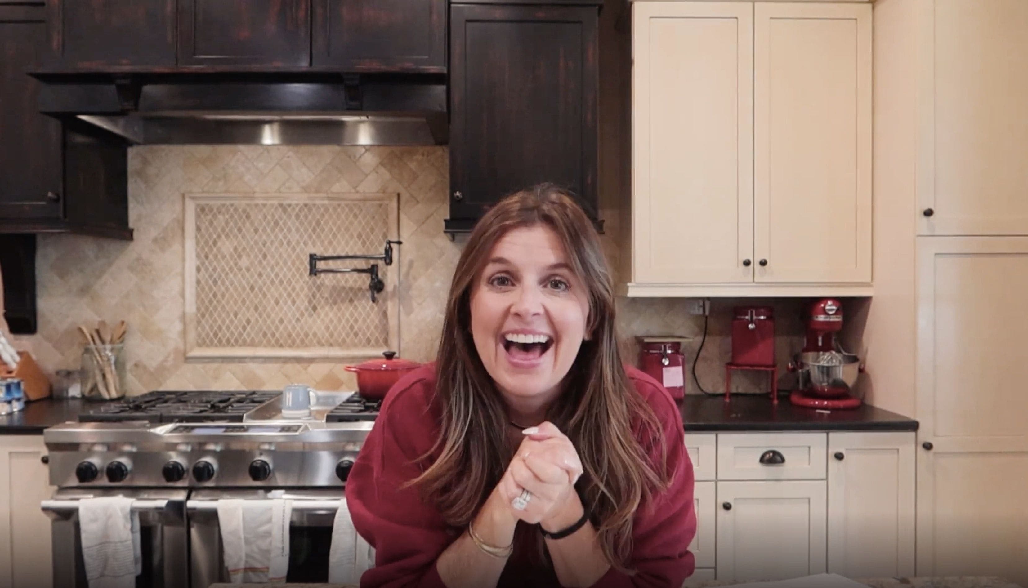 Holly in her kitchen