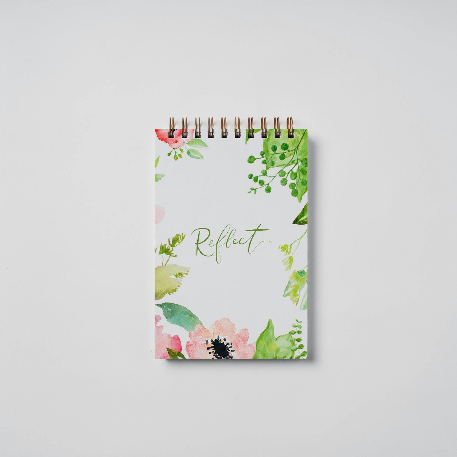 Floral 'Reflect' Journal