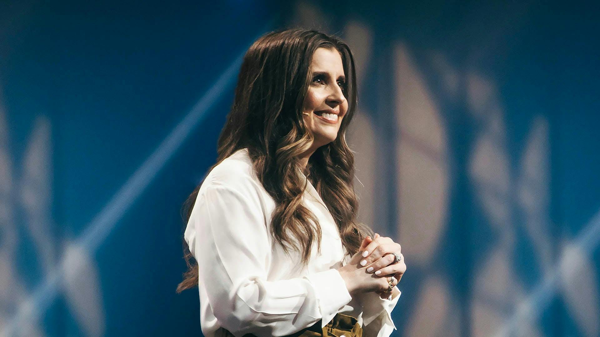 Holly Furtick preaching the sermon: 'I Don’t Think I’m Ready For This'